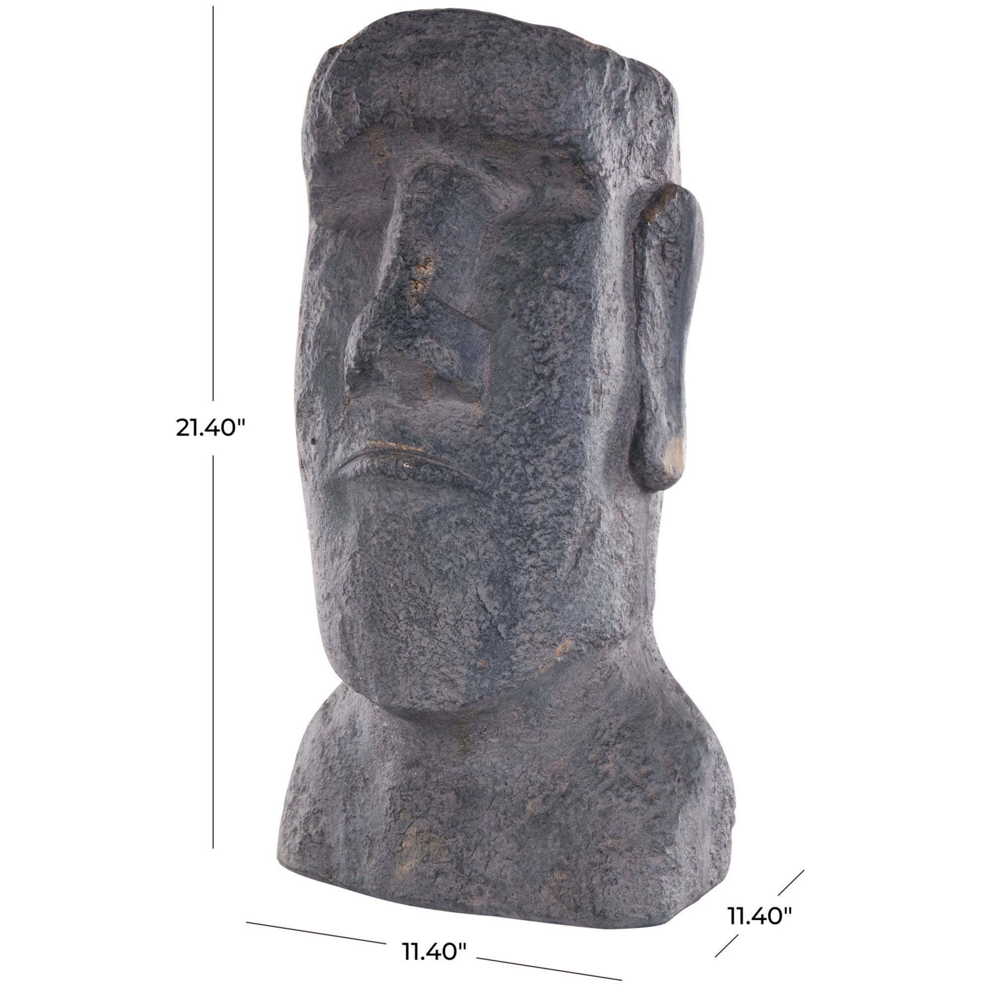 Distressed Island Head Planter
